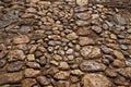 Typical paving stones in Serro, Minas Gerais, Brazil Royalty Free Stock Photo