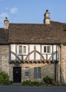 Typical and picturesque English countryside cottages in Castle Combe Village, Cotswolds, Wiltshire, England - UK Royalty Free Stock Photo