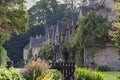 Typical and picturesque English countryside cottages in Castle Combe Village, Cotswolds, Wiltshire, England - UK Royalty Free Stock Photo