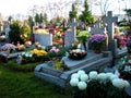 Typical Polish cemetery