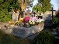 Typical Polish cemetery