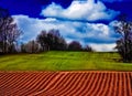 Typical Polish landscape Royalty Free Stock Photo
