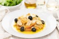 Typical portuguese dish bacalhau Gomes de Sa Royalty Free Stock Photo