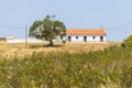 Typical portuguese house in a farm in Aljezur Royalty Free Stock Photo