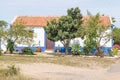 Typical portuguese house in Vale Seco, Santiago do Cacem Royalty Free Stock Photo