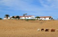 Typical portuguese quinta in the region Alentejo Royalty Free Stock Photo