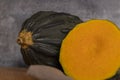 Typical pumpkin from Peru, also called as: Zapallo Loche Royalty Free Stock Photo