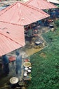 Remote village market at south east asia