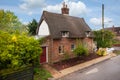 Typical renovated engliush thatched cottage Royalty Free Stock Photo