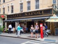 Typical restaurant at Little Italy in New York City Royalty Free Stock Photo