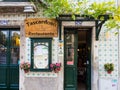 Typical restaurant in the Old Town of Lisbon Royalty Free Stock Photo