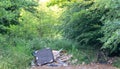 Scotlands Countryside Ruined by Fly Tipping Royalty Free Stock Photo