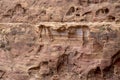 Typical Rocks in Petra, Jordan