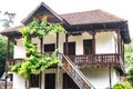 Typical Romanian village with old peasant houses Royalty Free Stock Photo