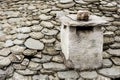 Typical roof architecture of homes made out of Stone Pelion mountain area