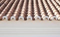Typical roof tile construction