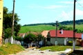 Typical rural landsacpe in the village Veseud, Zied, Transylvania