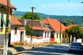 Typical rural landsacpe in the village Veseud, Zied, Transylvania