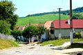 Typical rural landsacpe in the village Veseud, Zied, Transylvania