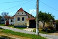 Typical rural landsacpe in the village Veseud, Zied, Transylvania