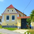 Typical rural landscape in Veseud, Zied, Transilvania, Romania