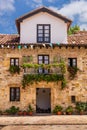 Typical rural stone house. LiÃÂ©rganes, Cantabria, Spain Royalty Free Stock Photo