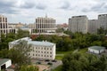 Typical russian cityscape view with modern houses