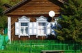 Typical russian log cabin Royalty Free Stock Photo