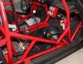 Typical safety roll cage used in racing vehicles