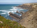 Rocks at the West coast, Algarve -Portugal Royalty Free Stock Photo