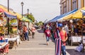 A typical scene in Granada in Nicaragua Royalty Free Stock Photo