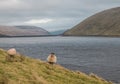 Typical Scottish landscape in winter Royalty Free Stock Photo