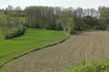 A typical section of the cultural landscape of the Lower Austrian Weinviertel: farmland, forests, hunting grounds.