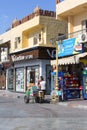 Typical shopping street with Arabic souvenirs shops, Sharm el Sheikh, Egypt, Africa