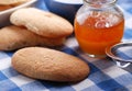 Typical Sicilian biscuits with honey