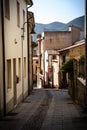 Typical small street in Sardinia