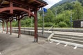 Typical small Swiss train station