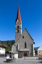 Typical South Tyrolian church, Italy