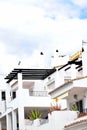 typical Spaish houses in Estepona in Spain