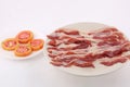 Typical spanish cured ham as gourmet gastronomy