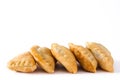 Typical Spanish empanadas isolated