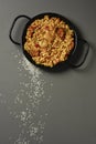 Typical spanish paella valenciana Royalty Free Stock Photo