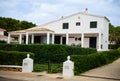 Typical Spanish residential house, villa in Santo Thomas Menorca Spain, September 14, 2020