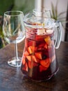 Typical spanish sangria drink Royalty Free Stock Photo