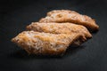 Fritters with sugar or pestinos