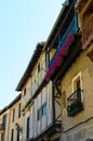 Typical stone and adobe houses villages