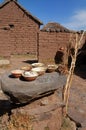 Typical stone and mud table