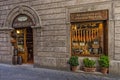 Typical store with local Tuscan produce in Siena