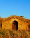 typical store of wine in rural landscapes Royalty Free Stock Photo