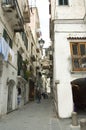 Typical street in Amalfi, Italy